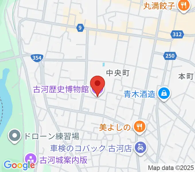 古河歴史博物館の地図