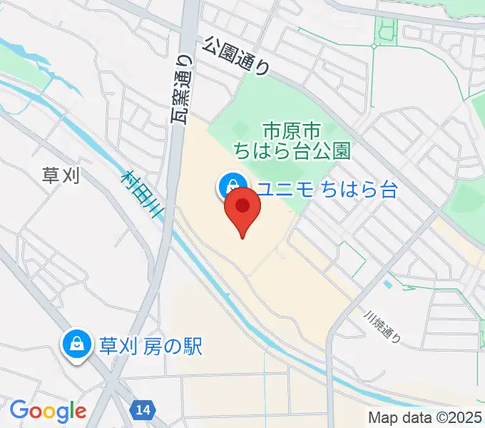 USシネマちはら台の地図