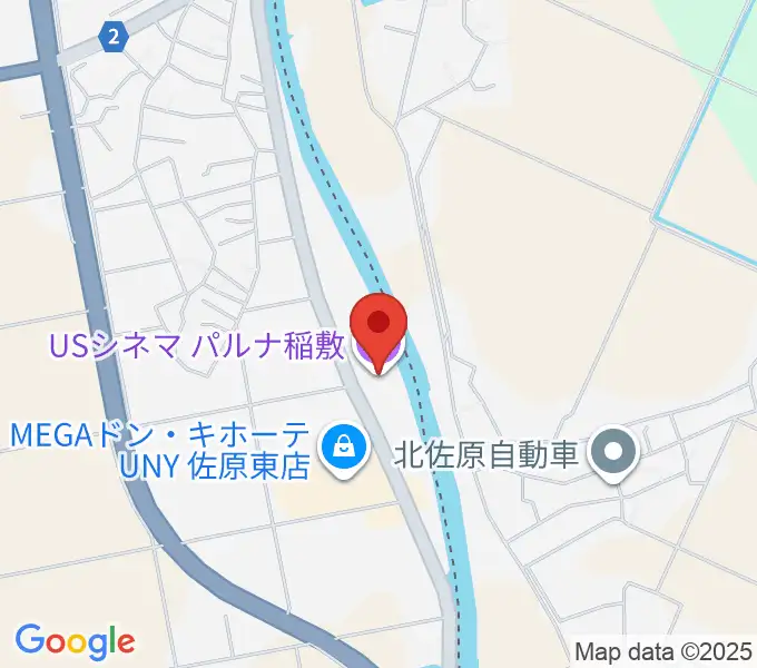 USシネマパルナ稲敷の地図