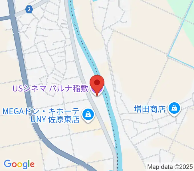 USシネマパルナ稲敷の地図