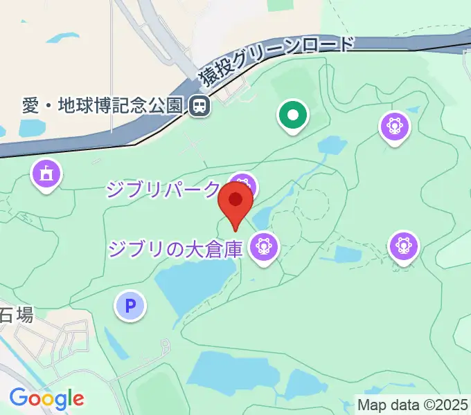 愛・地球博記念公園アイススケート場の地図
