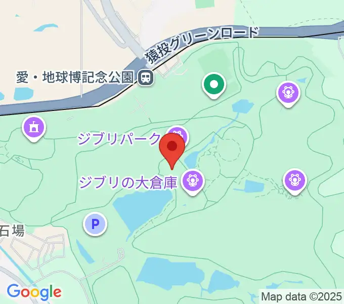 愛・地球博記念公園アイススケート場の地図