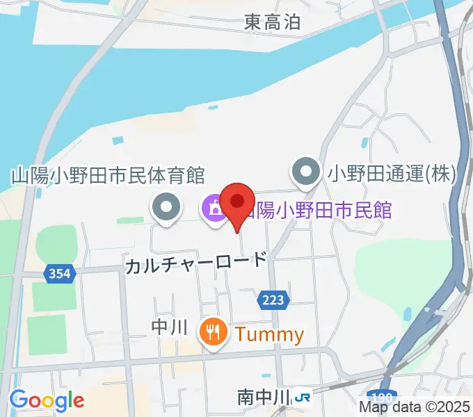 山陽小野田市歴史民俗資料館の地図