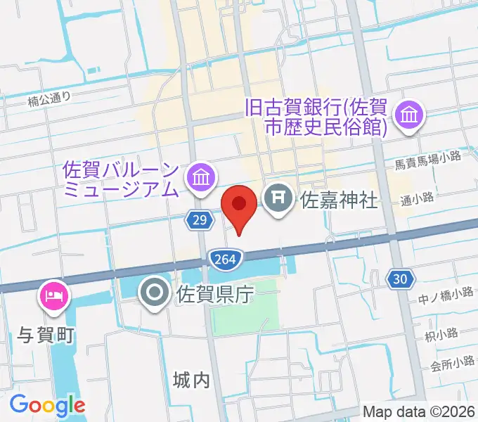 徴古館の地図