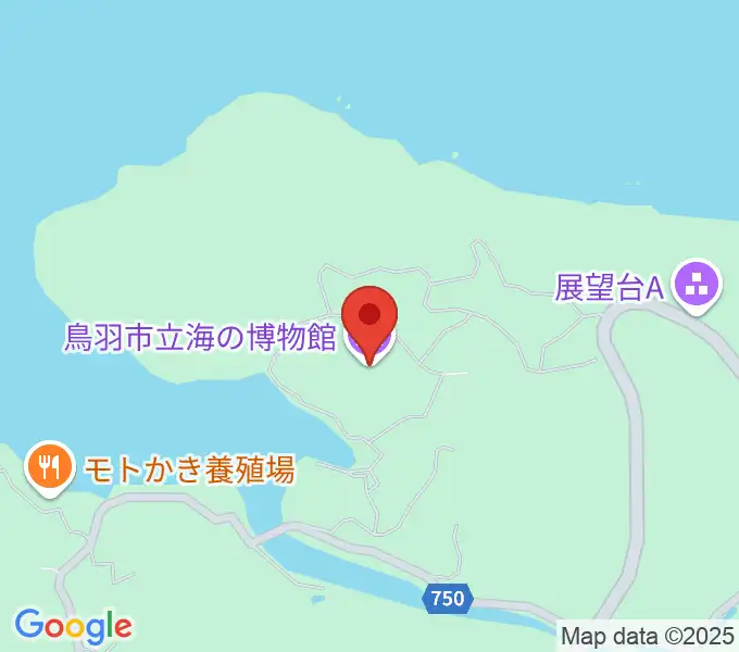 鳥羽市立海の博物館の地図