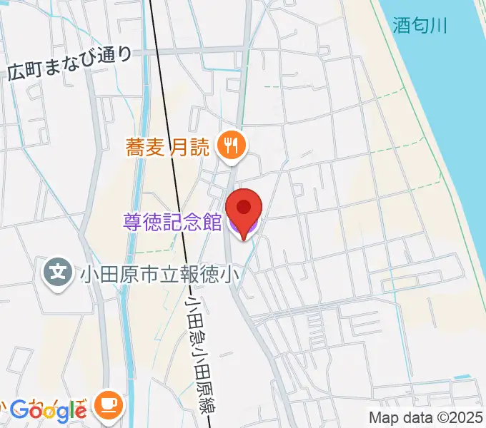 小田原市尊徳記念館の地図