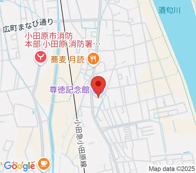 小田原市尊徳記念館の地図