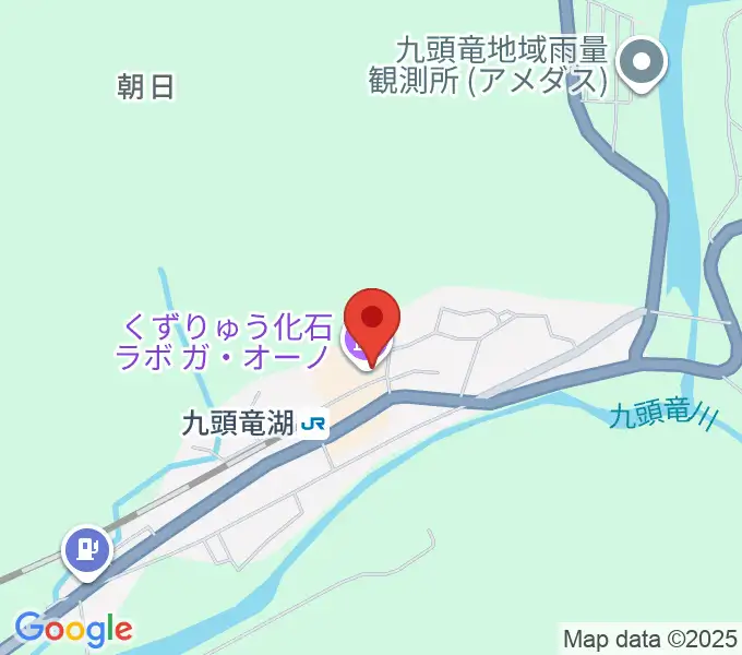 くずりゅう化石ラボ ガ・オーノの地図