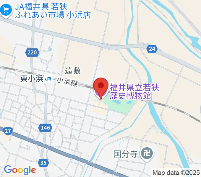 福井県立若狭歴史博物館の地図