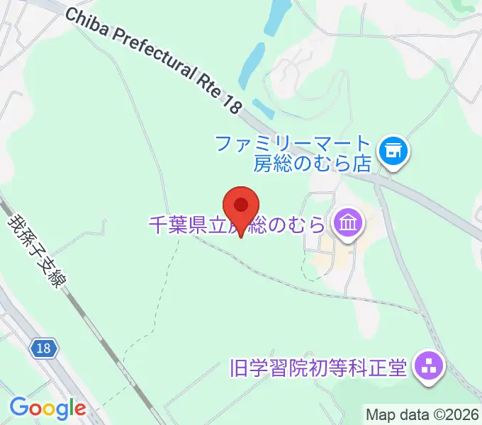 千葉県立房総のむら 風土記の丘資料館の地図