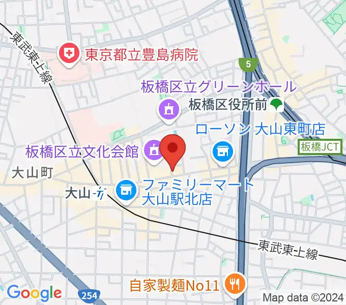 ダボスタジオの地図