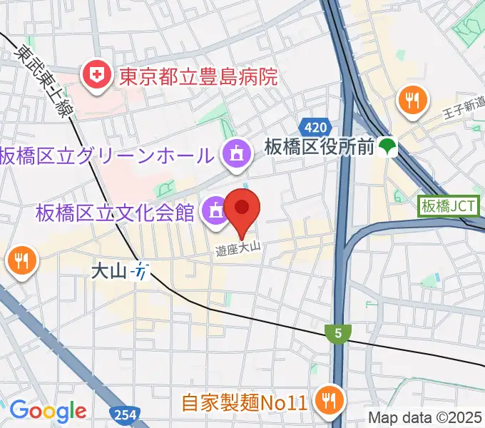 ダボスタジオの地図