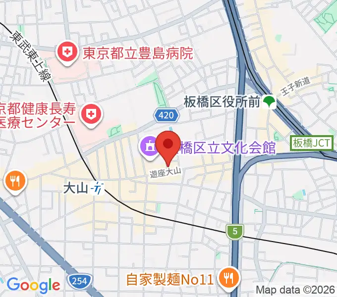 ダボスタジオの地図