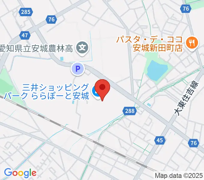 SAISONスタジアムの地図