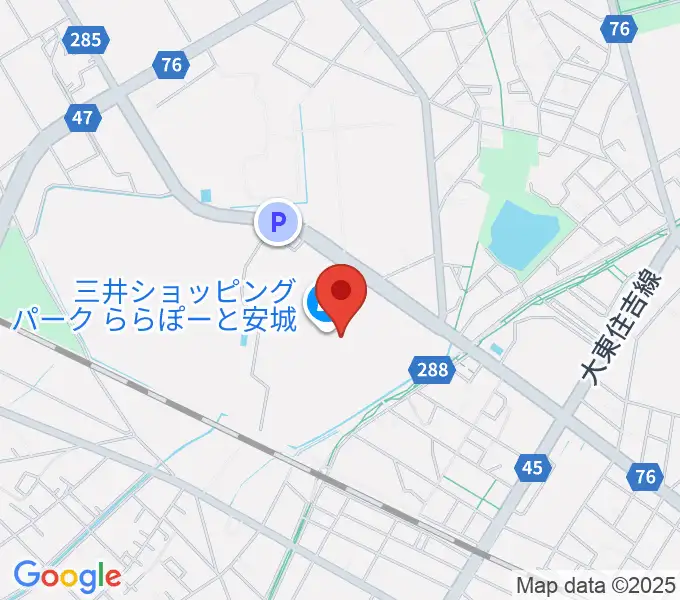 SAISONスタジアムの地図