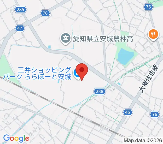 SAISONスタジアムの地図