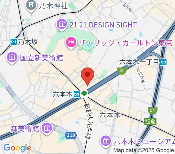 YOSHIMOTO ROPPONGI THEATERの地図