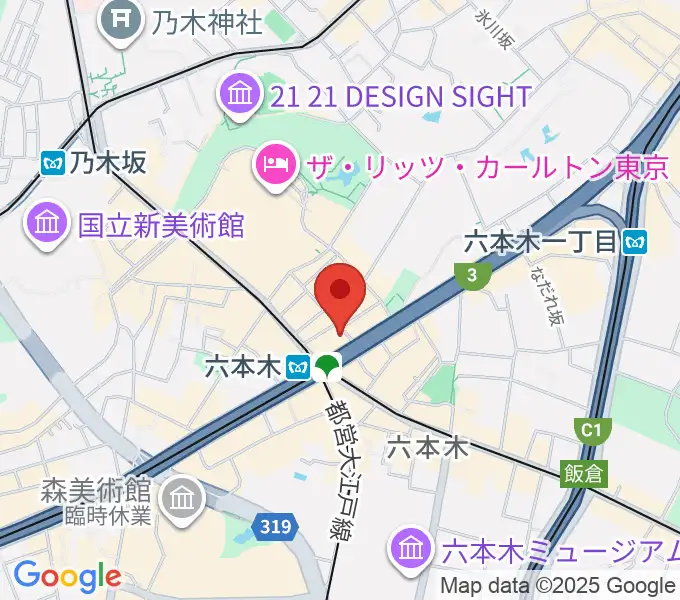 YOSHIMOTO ROPPONGI THEATERの地図