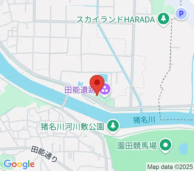 尼崎市立田能資料館の地図
