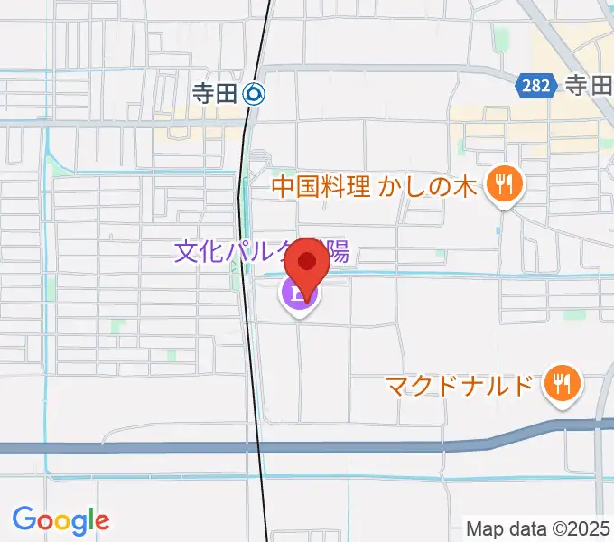 城陽市歴史民俗資料館の地図