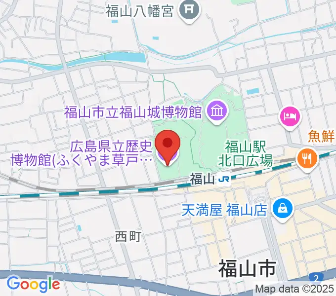 広島県立歴史博物館の地図