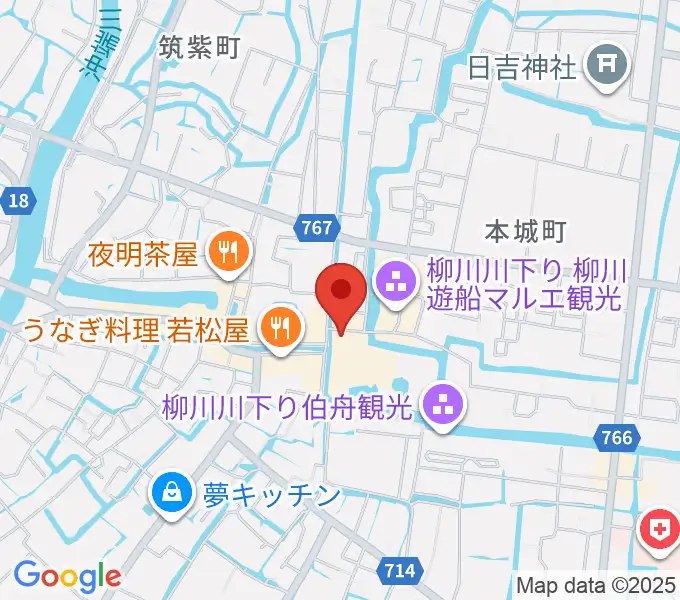 立花家史料館の地図