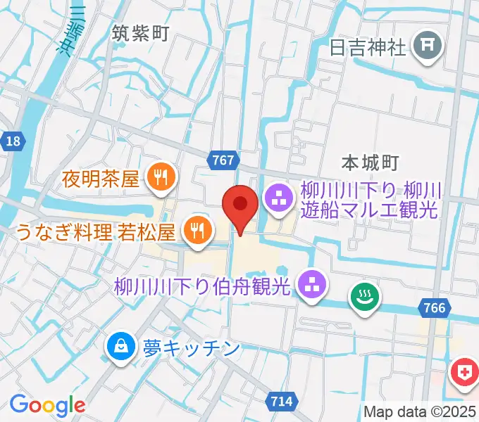 立花家史料館の地図