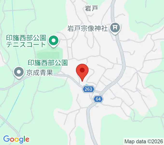 印西市立印旛歴史民俗資料館の地図