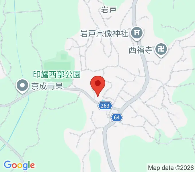 印西市立印旛歴史民俗資料館の地図