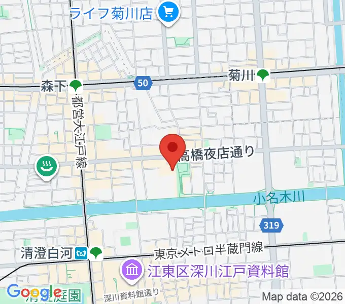 田河水泡・のらくろ館の地図