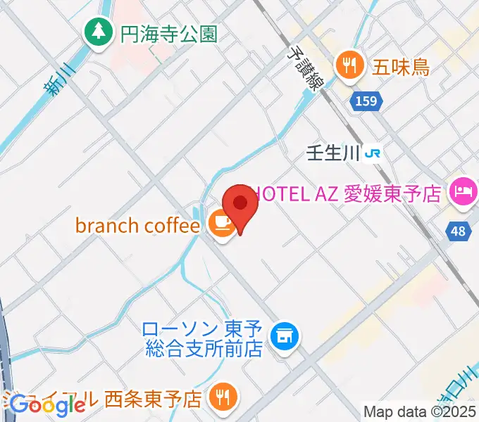 西条市立東予郷土館の地図