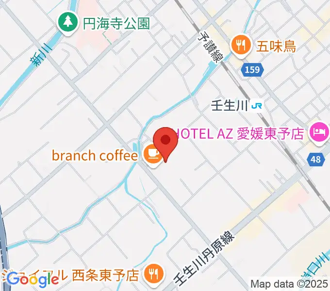 西条市立東予郷土館の地図