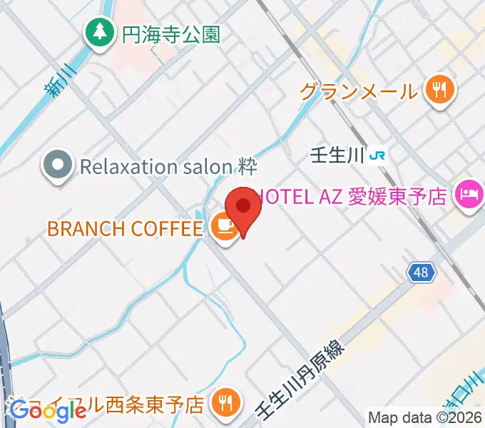 西条市立東予郷土館の地図