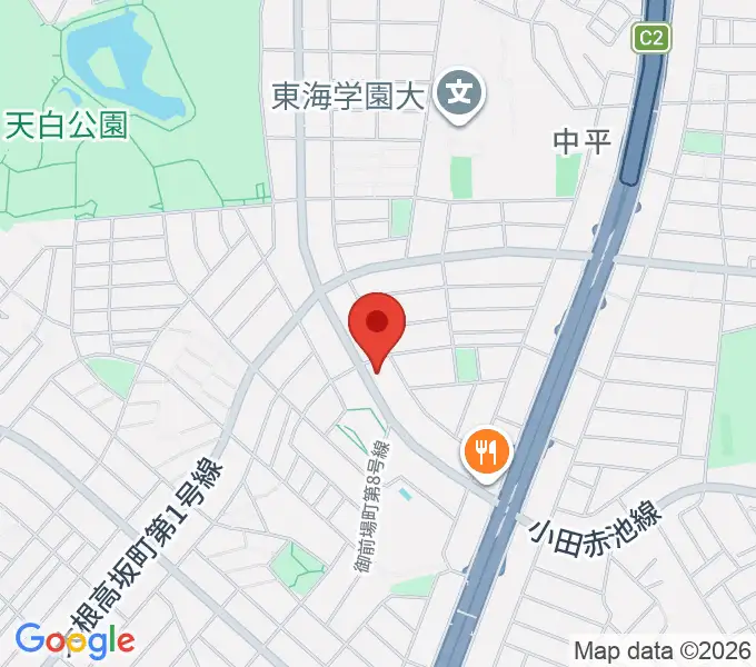 荒木集成館の地図