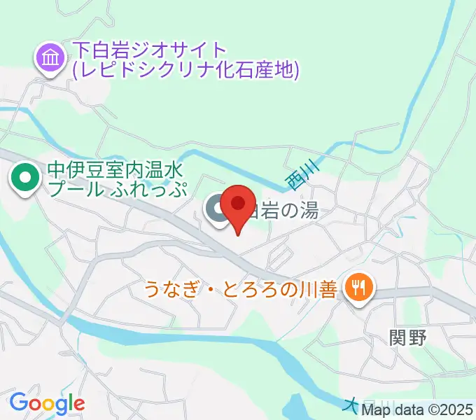 伊豆市資料館の地図