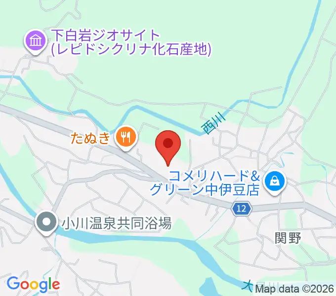 伊豆市資料館の地図