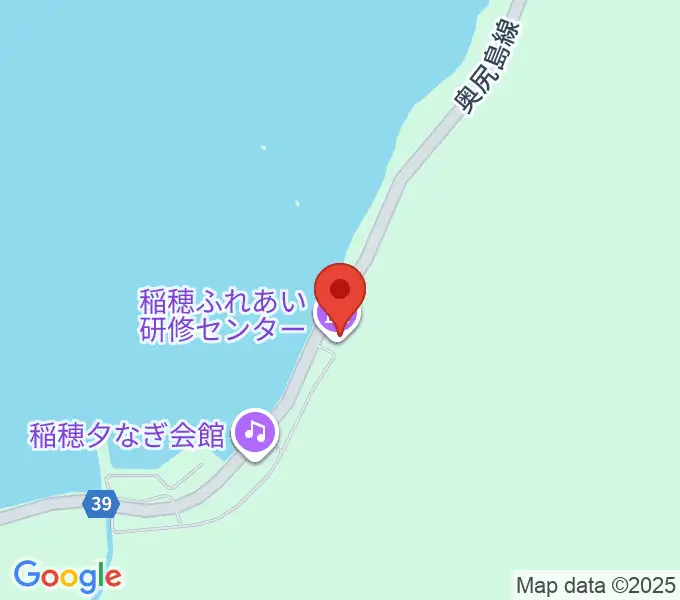 稲穂ふれあい研修センター歴史民俗資料展示室の地図