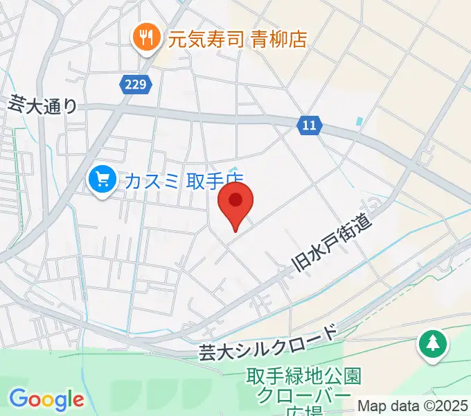 取手市埋蔵文化財センターの地図