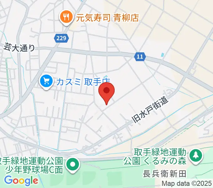 取手市埋蔵文化財センターの地図
