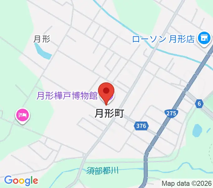 月形樺戸博物館の地図