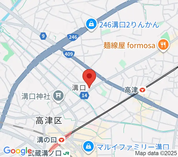 川崎市大山街道ふるさと館の地図