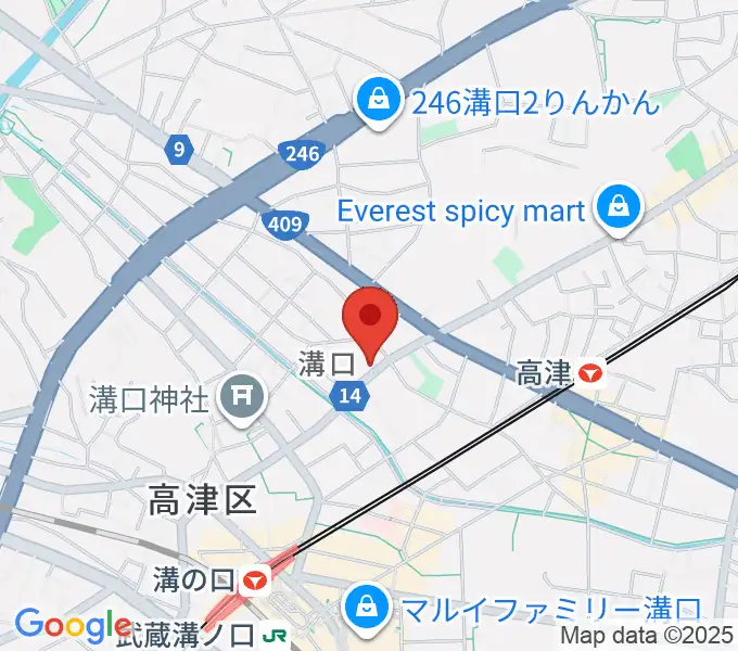 川崎市大山街道ふるさと館の地図