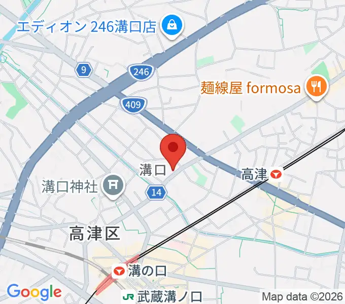 川崎市大山街道ふるさと館の地図
