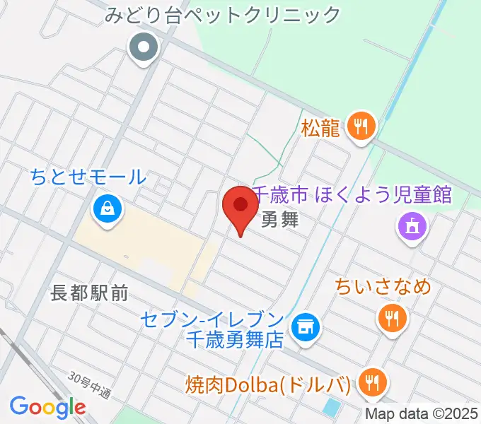 ゆうまいピアノ教室の地図