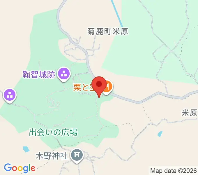 歴史公園鞠智城・温故創生館の地図