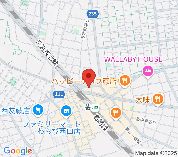 Rhythm Nekoの地図