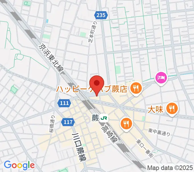 Rhythm Nekoの地図