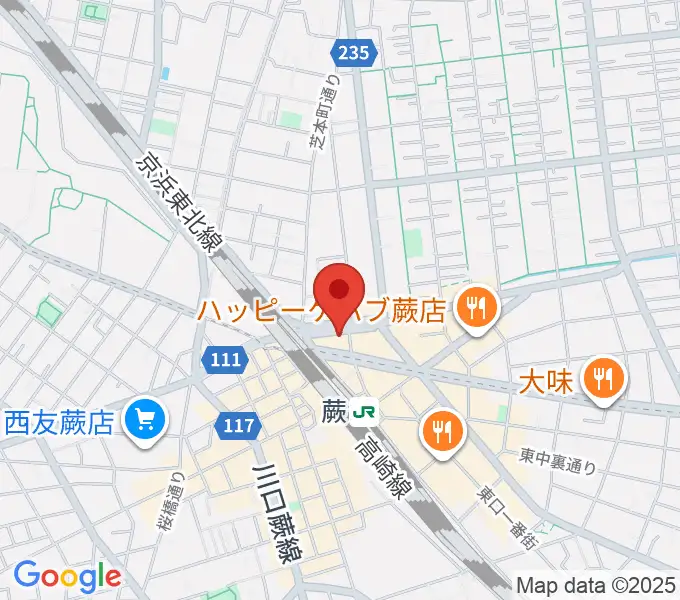 Rhythm Nekoの地図