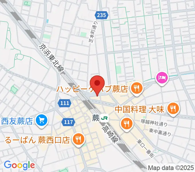 Rhythm Nekoの地図