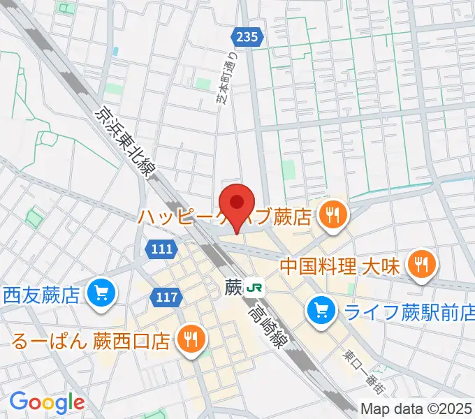 Rhythm Nekoの地図